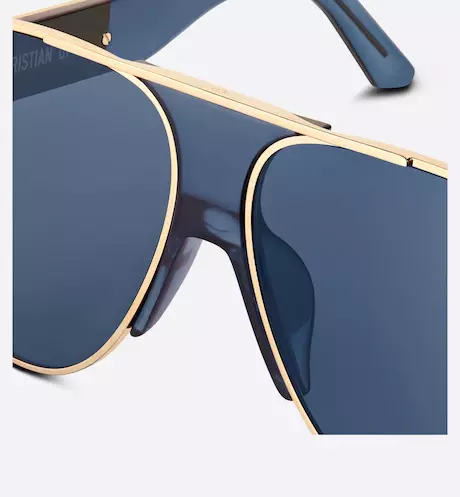 Christian Dior 2104 Blue Mirror Vintage Sunglasses  80s Sunglasses  Retro  Spectacle