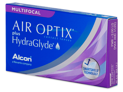 Contact Lenses AIR OPTIX® plus HydraGlyde MULTIFOCAL (6 pcs.)