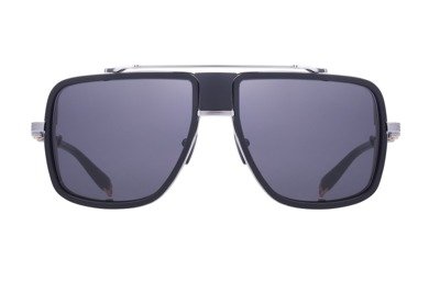 Balmain BPS-104B Black and silver-tone metal O.R. sunglasses