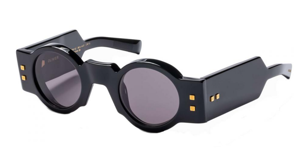 Balmain BPS-102B Black palladium metal Wonder Boy sunglasses LIMITED EDITION