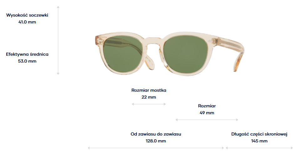 Oliver Peoples Okulary przeciwsłoneczne OV5036S-158052 SHELDRAKE SUN