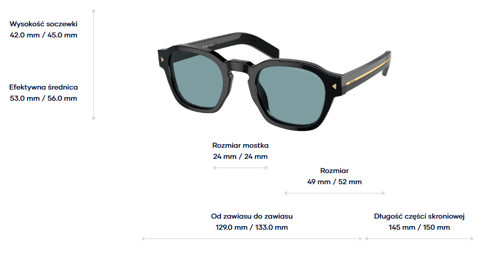 Prada Okulary przeciwsłoneczne PRA16S-16K04D