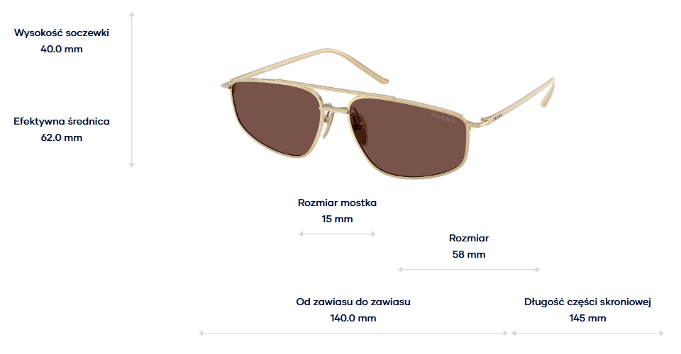 Prada Okulary przeciwsłoneczne PRC51S-ZVN80T