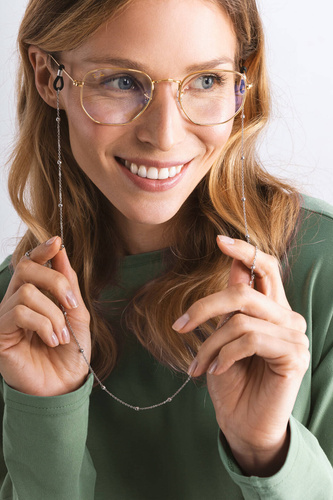 Brand glasses strap  Silver Charms