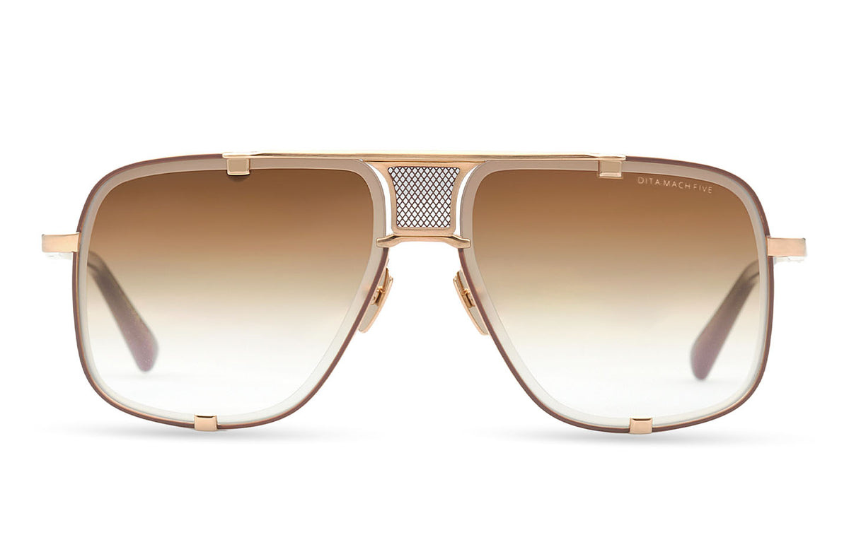 Dita Okulary przeciwsłoneczne MACH-FIVE DRX-2087-I-GLD-BRN-64