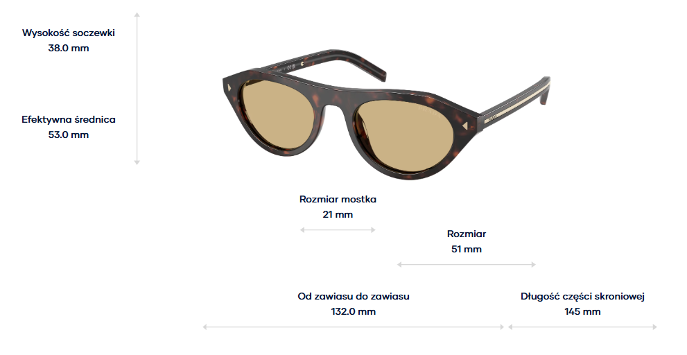 Prada Sunglasses PR B15S-17N70R