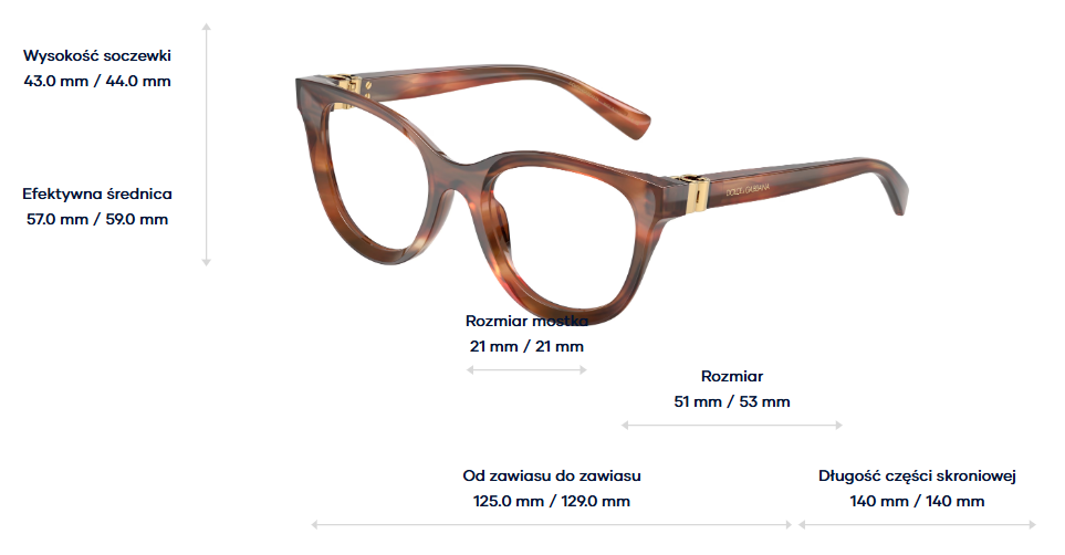 Dolce & Gabbana Optical frame DG3437-3221
