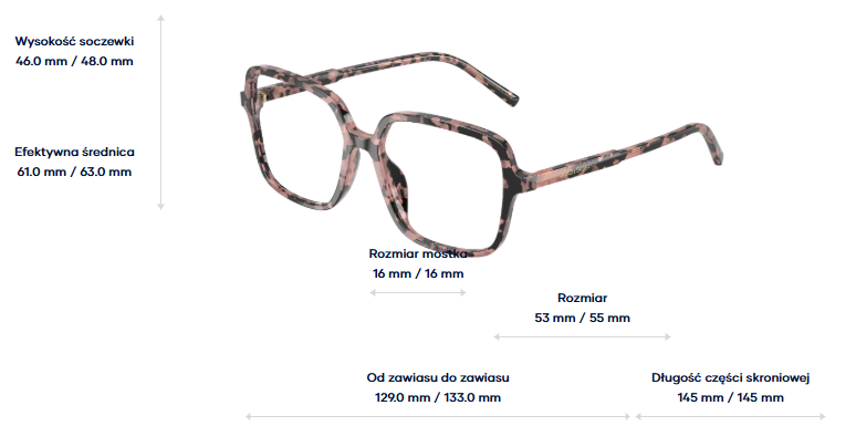 Dolce & Gabbana Okulary korekcyjne DG3442-3476