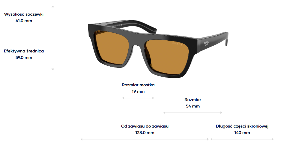 Prada Okulary przeciwsłoneczne PRC03S-16K50P