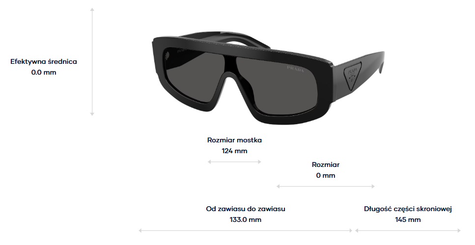 Prada Okulary przeciwsłoneczne PR D10S-16K08Z