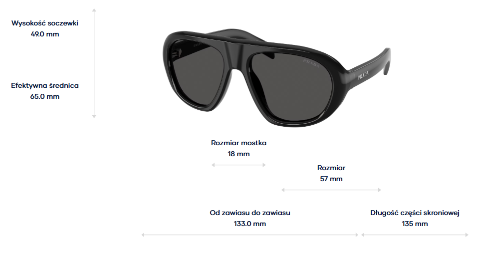 Prada Okulary przeciwsłoneczne PRC05S-16K08Z