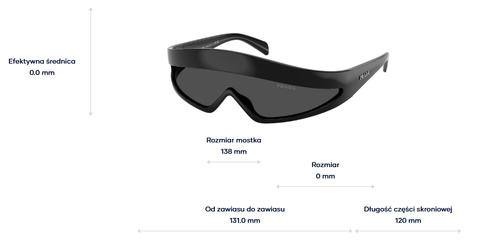 Prada Sunglasses PR B20S-1AB08Z