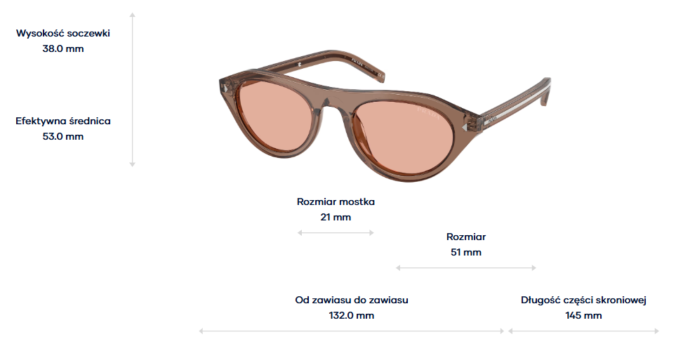 Prada Okulary przeciwsłoneczne PR B15S-28I50W