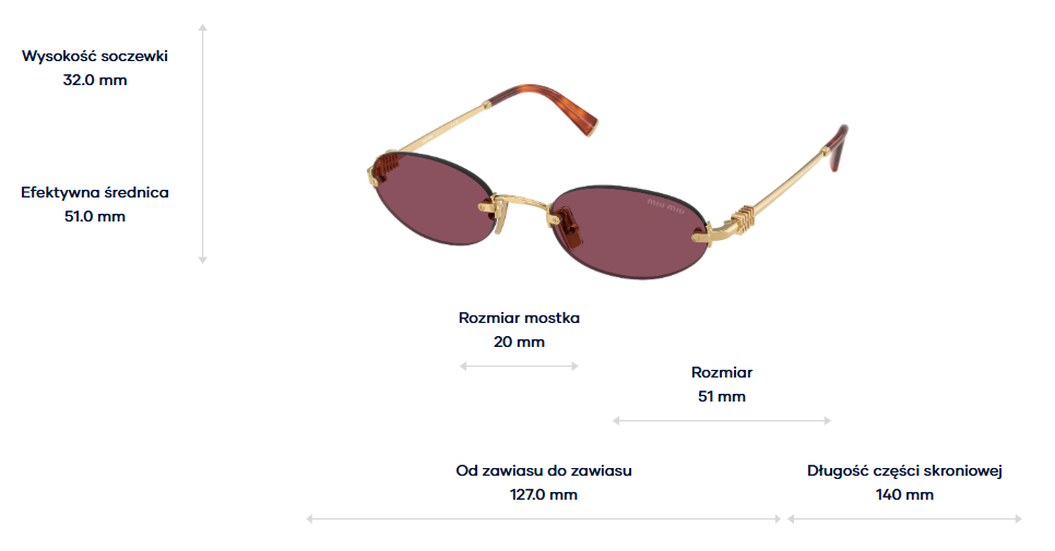 Miu Miu Sunglasses MU A54S-5AK20Y