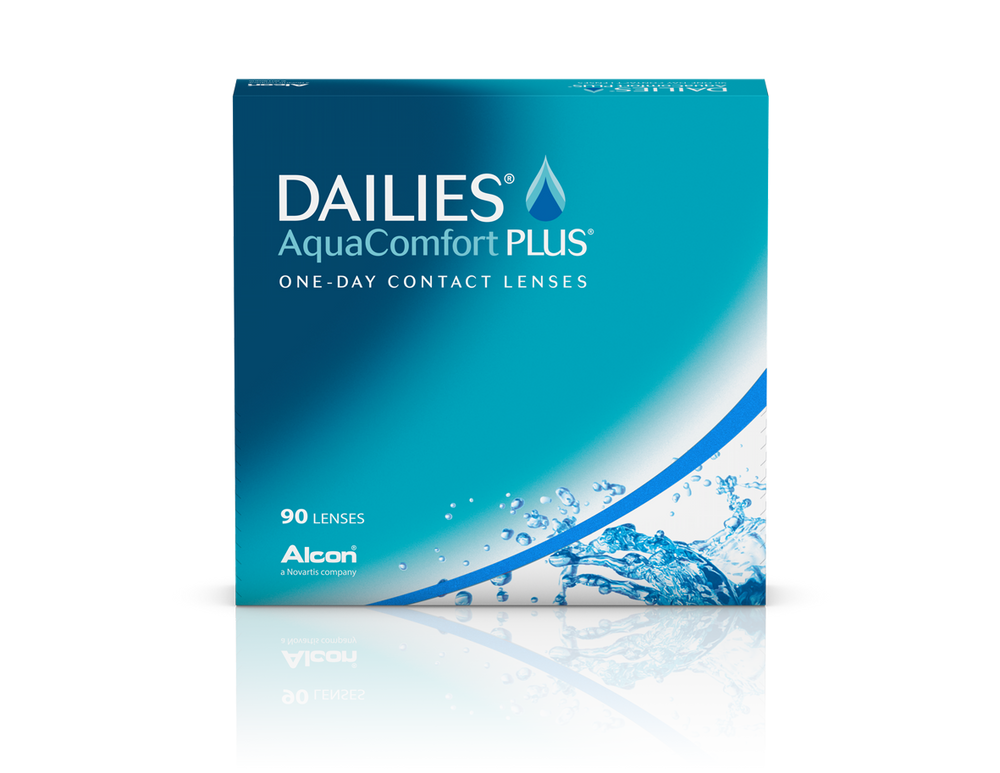 Soczewki Kontaktowe DAILIES AQUA COMFORT PLUS (90 sztuk)