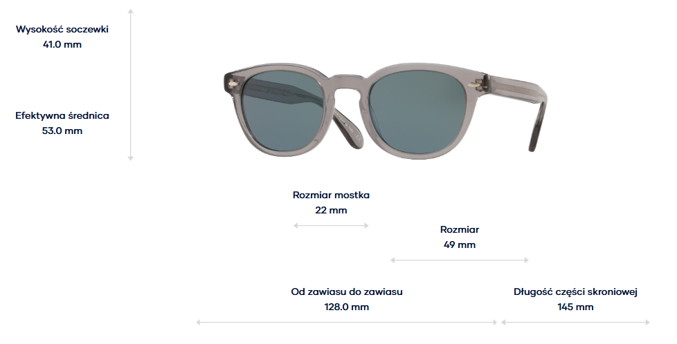 Oliver Peoples Okulary przeciwsłoneczne OV5036S-1132R8
