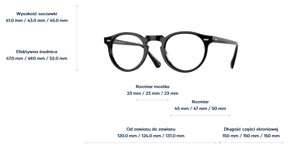 OLIVER PEOPLES Optical frame GREGORY PECK OV5186-1005