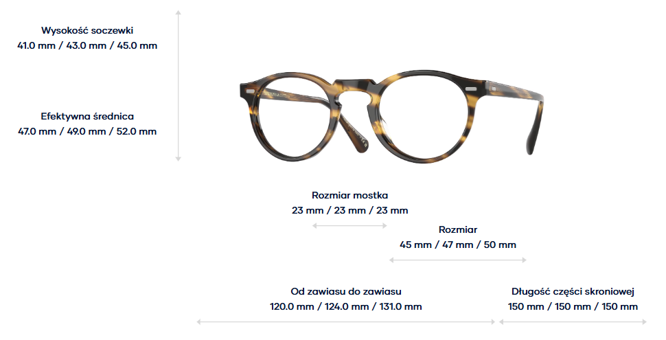 OLIVER PEOPLES Optical frame GREGORY PECK OV5186-1003