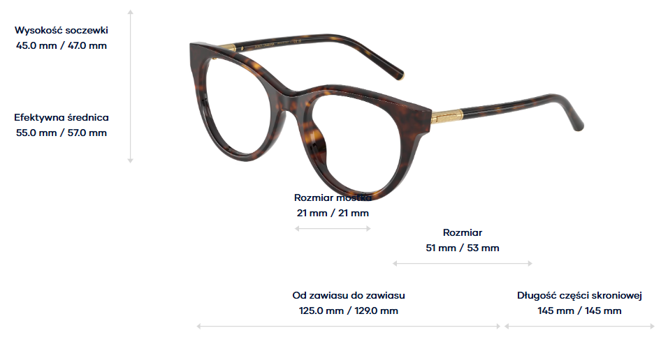 Dolce & Gabbana Okulary korekcyjne DG3433-502