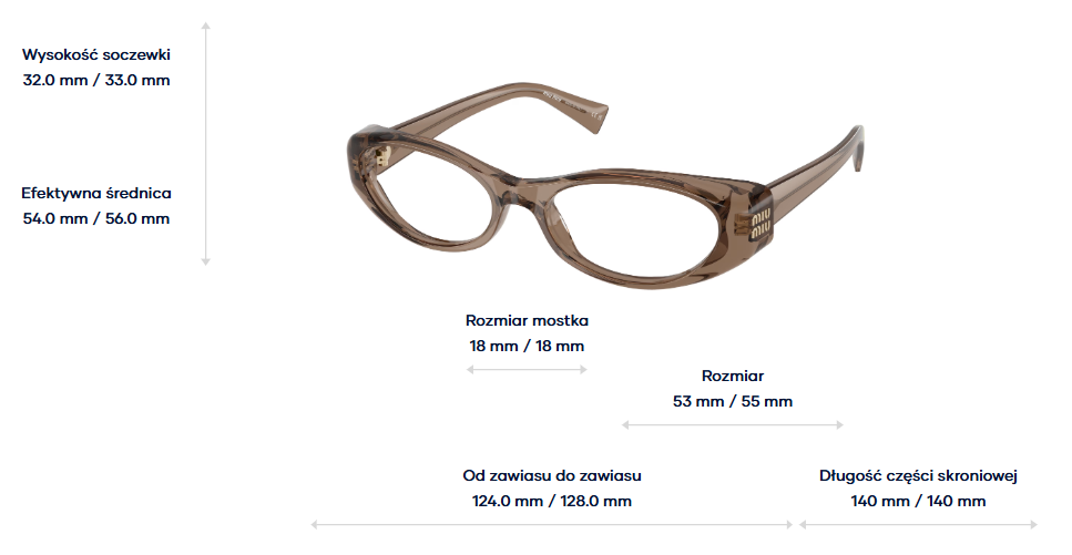 Miu Miu Optical frame MU 03ZV-26M1O1