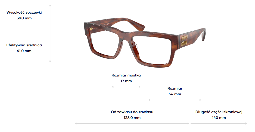 Miu Miu Optical frame MU 02XV-26E1O1