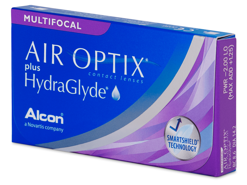 Contact Lenses AIR OPTIX® plus HydraGlyde MULTIFOCAL (3 pcs.)