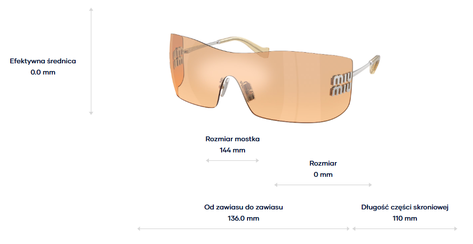 Miu Miu Okulary przeciwsłoneczne MU B53S-1BC80Y