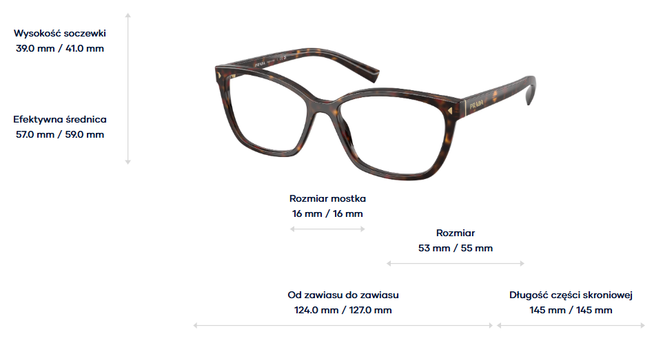 Prada Optical frame PR15ZV-17N1O1