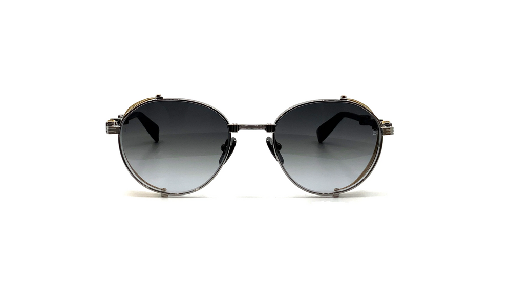 Balmain BPS-102D Matte black metal Wonder Boy sunglasses LIMITED EDITION