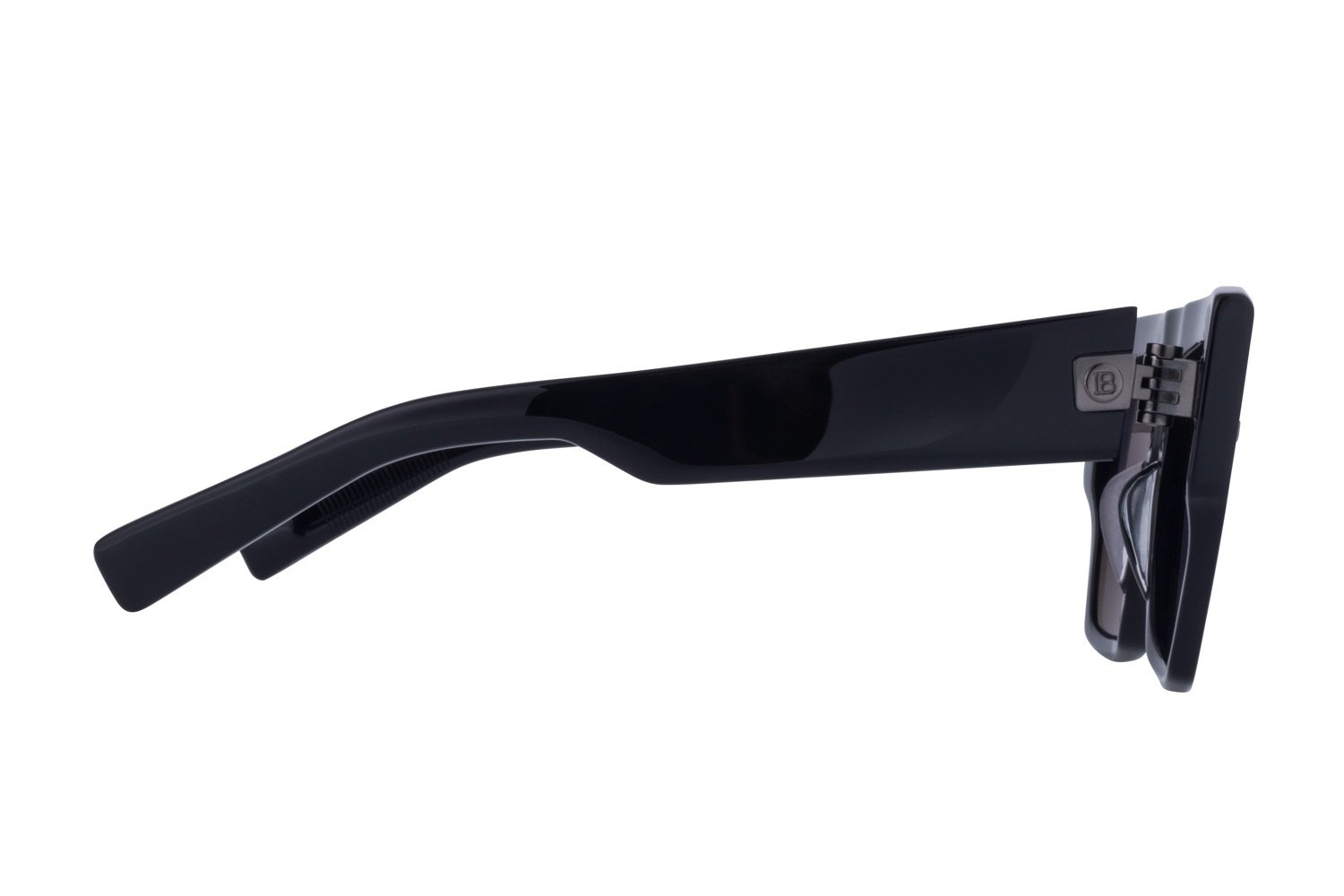 Balmain BPS-100C Black and gold-tone acetate B-I sunglasses