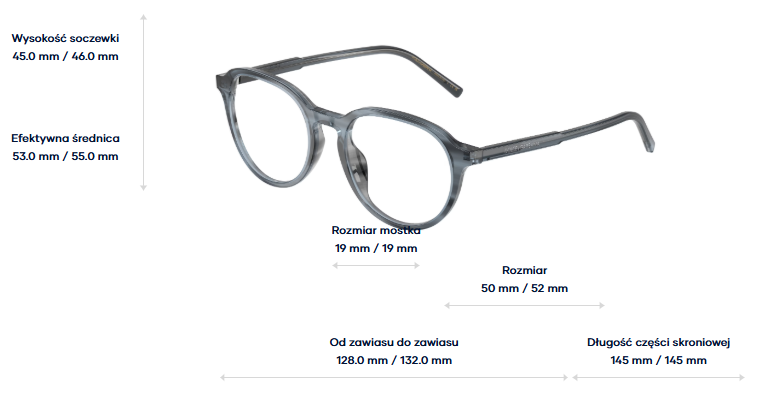Dolce & Gabbana Okulary korekcyjne DG3444-3482
